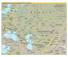 Poster Stampa Mappa Fisica