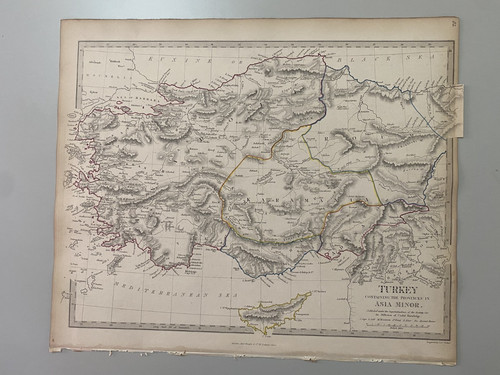 1840 mappa asia minore - 1840, di