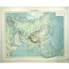 Mappa fisica ASIA (Asie