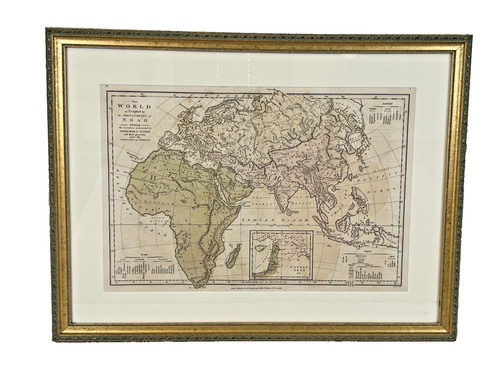 Mappa del mondo come - , popolato