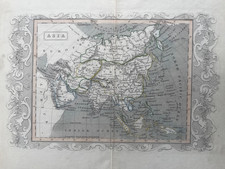 Mappa antica del 1838; Asia di