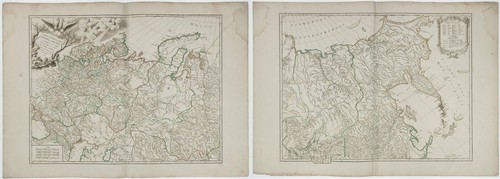 Antique map carte générale - map, "carte