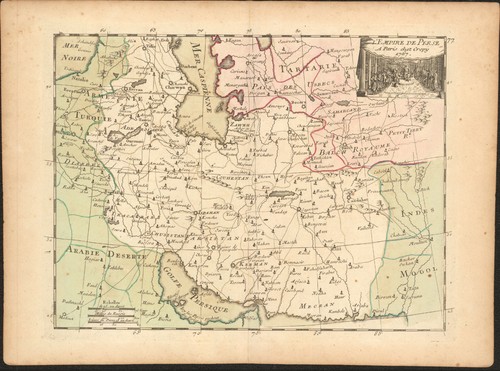 1767 impero persiano mappa - impero,