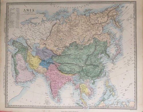 1865 antica mappa - sduk, /