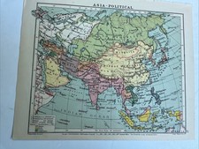 1923: Mappa dell'Asia