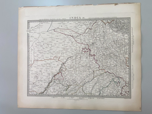 1833 mappa india sduk - 1833, ix