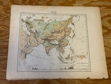 Mappa d'epoca a colori