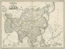 Mappa antica "L'Asia"