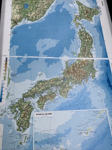 1996 map japan physical - 1996:, &