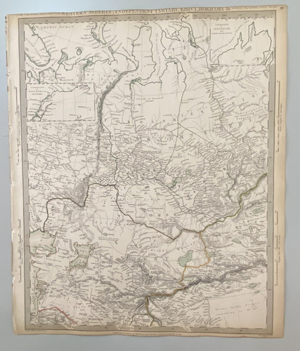 Mappa 1838 siberia western - siberia,