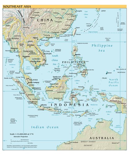 Southeast asia political - southeast,
