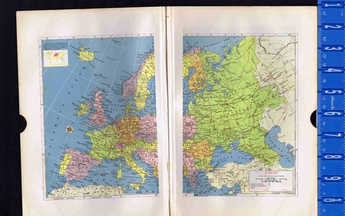 1958 mappa folio mondo - mappa, folio-mondo