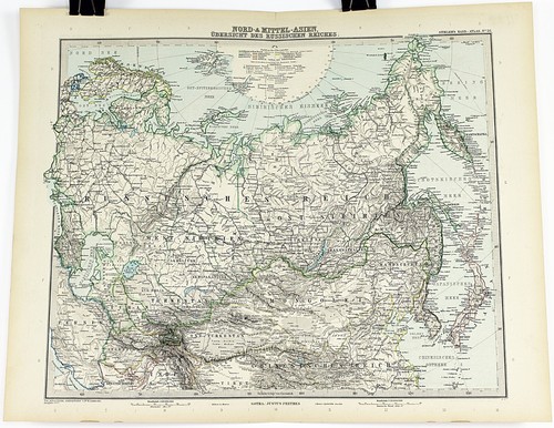 1897 mappa tedesca dell asia - 1897, dell'asia