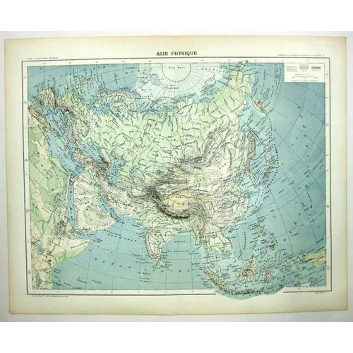 Asia physical map asie - physical,
