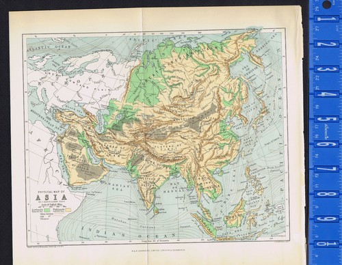 Mappa paese fisica - mappa,