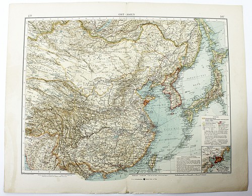 1898 mappa tedesca dell - mappa,