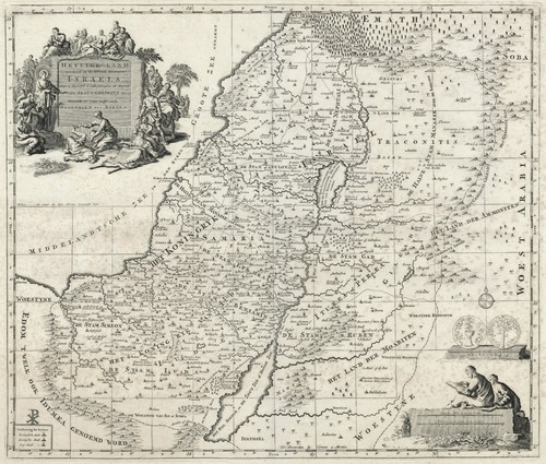 Mappa het heylige land - heylige,