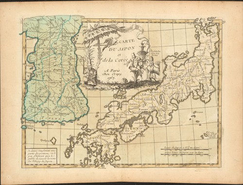 1767 giappone corea mappa - 1767,