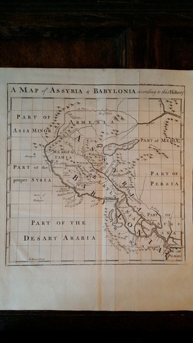 1747 antica mappa rame - 1747,