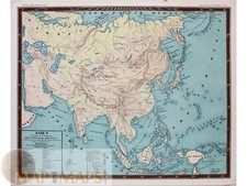 Antica Mappa Asia Antica -