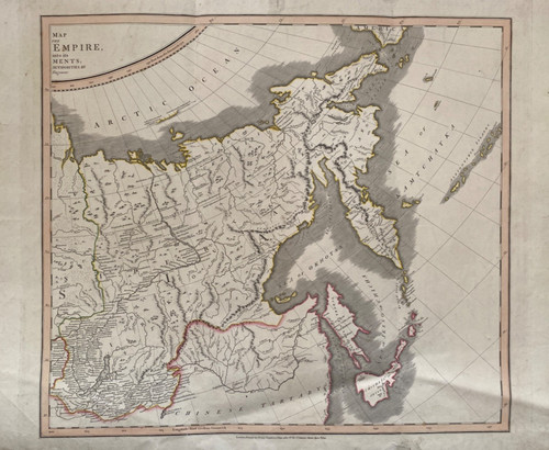 Mappa antica 1799 impero - mappa, l'impero