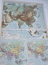 1959: Mappa dell'Asia fisica e