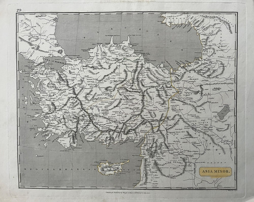 Mappa antica 1820 - ;, asia
