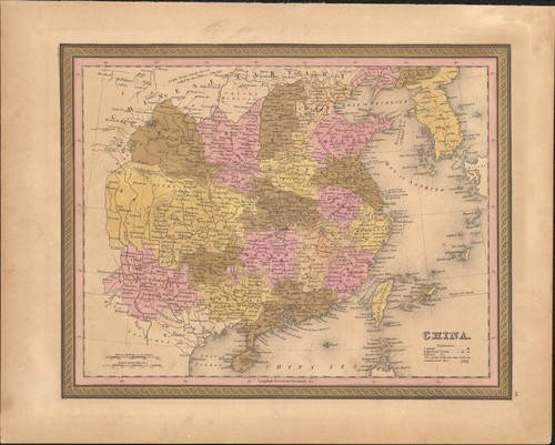 1849 cina mitchell antica - cina,