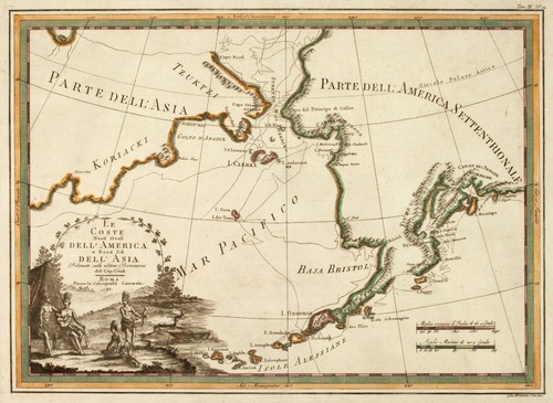 Capt cook map nord - capt, ovest