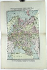 Mappa della Russia in Asia del