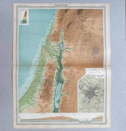 Mappa israele 17x23 - israele, 17x23”