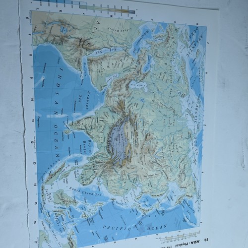2002 mappa dell asia fisica - 2002:,