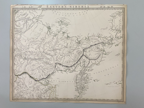 1838 mappa della siberia - mappa,